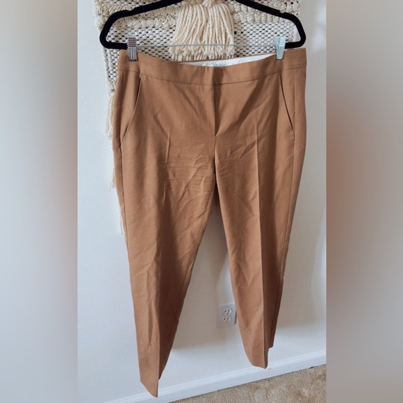 Max Mara Virgin Wool Trouser Pants Size 12 Women's Business Casual Office Camel - Picture 1 of 4